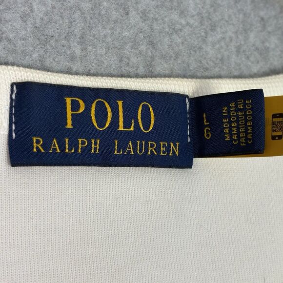 Polo Ralph Lauren Alpine Crewneck Sweatshirt White Logo Patch Men’s L - Picture 3 of 7